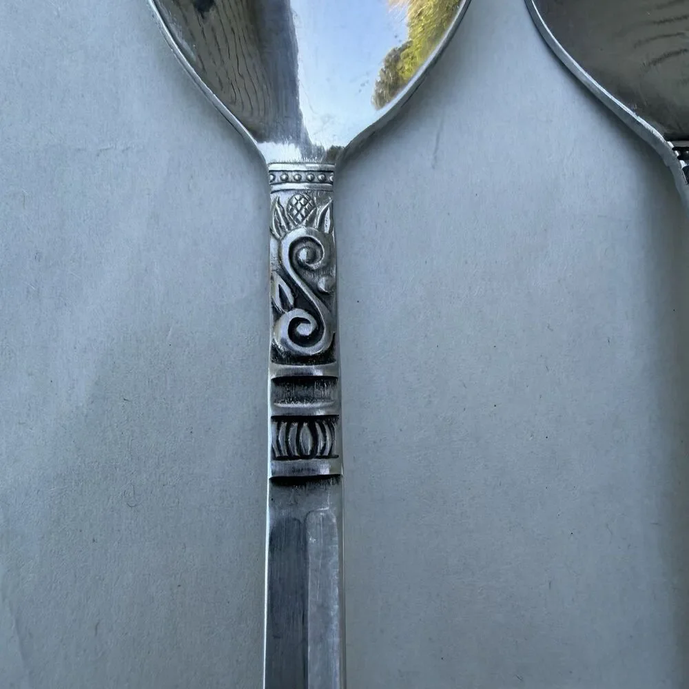 Vintage Orleans Silver ORL31 Stainless Korea 3 Pc Hostess Serving Set